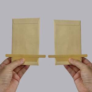 ถุงบรรจุภัณฑ์ดินสีน้ำตาลแบบกระดาษคราฟท์สำหรับเก็บตัวอย่างดิน พร้อมสายรัดโลหะ ปิดผนึกได้ ใช้ในสำนักงาน ซองกระดาษคราฟท์ - Product Image 5