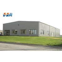 Hangar Industriel à Ossature Métallique, Poutres en H, Bâtiment Préfabriqué d'Occasion à Vendre