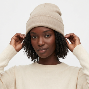 Wool Blend <b>Beanie</b> 3D Embroidery <b>Waterproof</b> Warm Winter Breathable Unisex Outdoor Casual Adults - Product Image 3