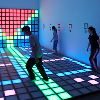 Piste de danse interactive pour jeux d'enfants 30x30cm Lumière de piste de danse interactive à LED jeux lumineu