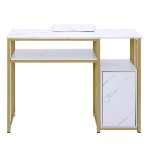 Table de <span class=keywords><strong>manucure</strong></span> design moderne en fer et MDF pour salon de beauté, spa et hôtel, table de <span class=keywords><strong>manucure</strong></span> ZHENYAO MT-503 durable et facile à nettoyer - Product Image 2