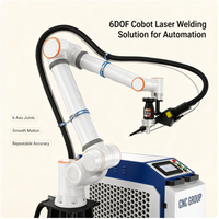 Robot de Soldadura Láser Colaborativo Omnidireccional de 6 Ejes, Soldador Láser Automatizado para Soldadura de Piezas Curvas Complejas