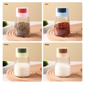 Quantitative Metering Control <b>Plastic</b> Salt <b>Bottle</b> with Sprinkling Function Kitchen Seasoning Box - Product Image 6
