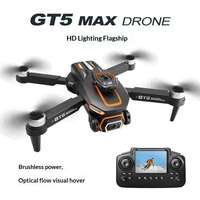Drone GT5 HD sans balais à double caméra, évitement d'obstacles sur tous les côtés, drone jouet télécommandé à rotation à 360 degrés