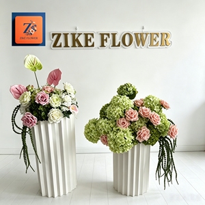 ZIKE FLOWER 2026 Tendance : Ensemble de fleurs artificielles pour mariage, arrangement floral mixte luxueux fait main, Hortensia, Rose, Orchidée, toucher réel - Product Image 1