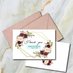 Prix d'usine Impression couleur <span class=keywords><strong>de</strong></span> logo personnalisé Cartes <span class=keywords><strong>de</strong></span> remerciement avec enveloppes Certificat cadeau Cartes <span class=keywords><strong>de</strong></span> vœux <span class=keywords><strong>de</strong></span> Noël - Product Image 1