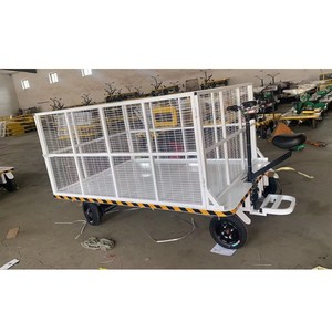 Carro de plataforma con ruedas para transporte de carga - Product Image 1