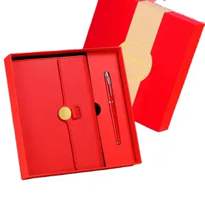 Creative Products 2023 High end Business Customizable Gift Box Set Premium 2-in-1 A5 Laptop Signature Pen Plus Gift Box Set