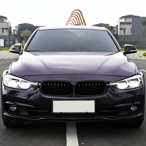 กระจังหน้า AURON สีดำ ทรงไตคู่ แบบสองแถบ วัสดุ ABS สำหรับรถยนต์ซีรีย์ 3 รุ่น F30 F35 ปี 2013-2018 รุ่นก่อน LCI ชุดแต่งกระจังหน้า - Product Image 3