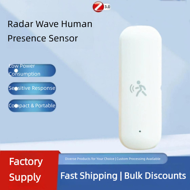 Zigbee 2.4GHz MmWave Human Presence Sensor for Smart Home Automation & Remote Control