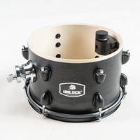 Pad de conversion électronique pour caisse claire interne 14 pouces, double zone, avec bord de tête en mousse cylindrique ABS et silicone, pour conversion acoustique-électronique