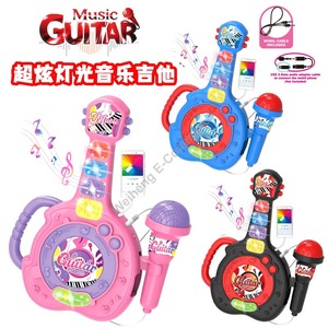 JOYSUN Speelgoed Kinderen STEM Educatief Speelgoed Mini Plastic Elektronische Gitaar Muziekspeelgoed met ABS Sensor 5 Scales - Product Image 3
