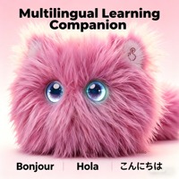 Peluche chat AI 2 couleurs, moelleuse, avec yeux LED animés, compagnon interactif multilingue chantant et racontant des histoires