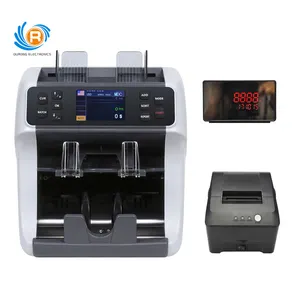 OR2020 UV/MG LCD Display Bill Counter Multi-Currencies Counting Machine Cash Detector USD/EUR/IQD/TRY Money Counter