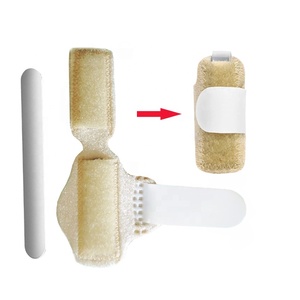 Attelle de doigt, manchon souple d'immobilisation attelle de main anneau de Support réutilisable Index cassé stabilisateur attelle de doigt en métal protecteur - Product Image 3