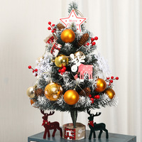 Moderne milieuvriendelijke kerstdecoraties voor thuis, kleine boomkrans, verlichte wingerd, bureauversieringen, raamdecoratie