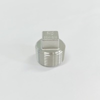 WAKAMATSU OEM ODM prix de gros en acier inoxydable 304 bouchon à tête carrée extérieure 3/4 "OD 1/2 NPT raccord de tuyau à douille à filetage mâle
