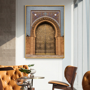 Tableau mural en toile imprimé UV résistant aux intempéries, motif vague côtière, murale océanique anti-décoloration pour décoration de patio - Product Image 2