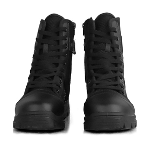 Bottes d'été en caoutchouc noires à lacets <span class=keywords><strong>pour</strong></span> hommes – Essentielles <span class=keywords><strong>pour</strong></span> les trajets quotidiens, respirantes et économiques - Product Image 4