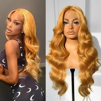 Cheveux brésiliens de 30 pouces # Perruques Lace Front HD 13x4 et 13x6 en Cheveux Humains, 30 Couleurs, Ondulées, Sans Colle, Pré-épilées, pour Femmes Noires