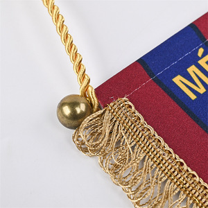 ธงสโมสรฟุตบอลแบบมินิ ผ้าซาตินโพลีเอสเตอร์ ลายทอ สำหรับเกมฟุตบอล ขายส่งตามเทรนด์ใหม่ - Product Image 3