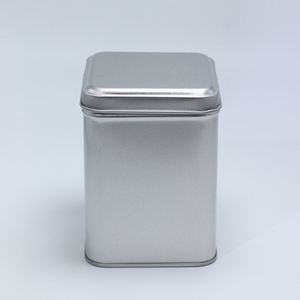 Customized Design square Airtight Tea <b>Tin</b> Canister Food Grade Printing Packing Box Empty sealed square Green Metal Tea Cans - Product Image 5