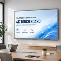 Tableau blanc interactif intelligent à écran tactile 4K Mini-LED rétroéclairé 3840Hz de 65, 75 et 86 pouces, idéal pour l'enseignement - Vente Flash