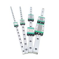 Rails de guidage linéaires carrés miniatures et patins de glisse à roulements pour routeurs CNC et imprimantes 3D, 5mm, 7mm, 9mm, 12mm, 15mm, MGN5, MGN7, MGN9, MGN12, MGN15
