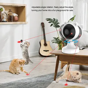 자동 고양이 레이저 장난감 캐치 훈련 고양이 장난감 대화 형 고양이 레이저 장난감 재미있는 애완 동물 레이저 포인터 실내