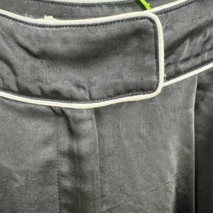 Pantaloni larghi semplici avanzati Ledis pantaloni una volta in raso donna pantaloni di raso nero - Product Image 6