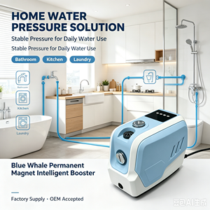 Pompe de surpression intelligente à aimant permanent AJP-400P 400W à économie d'énergie pour l'alimentation en eau du robinet domestique - Product Image 3