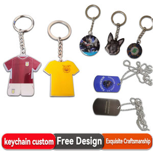 Cá nhân hoá tùy chỉnh của riêng bạn Keychain 3D Letter Logo Kẽm hợp kim kim loại chains Nhẫn bán buôn cho Quà tặng khuyến mãi - Product Image 3