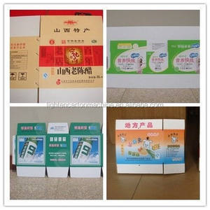 เครื่องทำกล่องเครื่องทำกล่องอัตโนมัติสายการผลิตกล่องกระดาษลูกฟูกเครื่องพิมพ์แบบลูกกลิ้งและกา<span class=keywords><strong>ว</strong></span> - Product Image 5