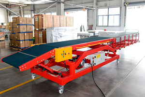 Yer Tasarruflu, Sorunsuz Çalışan Motorlu Genişletilebilir Bantlı Konveyör, Ticari Yük Taşımacılığı için Endüstriyel Konteyner Yükleme Makinesi - Product Image 4