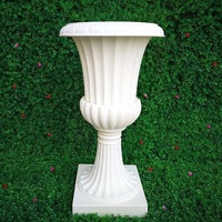 Colonne romaine blanche pour jeunes filles, décorations de fleurs de mariage, en PVC, pour porte avant, de jardin, de véranda, couleur verte