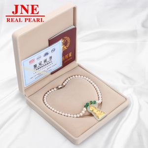 ของขวัญวันแม่ สร้อยคอมุกน้ำจืดธรรมชาติ 8-9 เม็ด ประดับทองคำ พร้อ<span class=keywords><strong>ม</strong></span>หยก<span class=keywords><strong>กวน</strong></span><span class=keywords><strong>อิ</strong></span><span class=keywords><strong>ม</strong></span> สร้อยคอหยกสำหรับ<span class=keywords><strong>ม</strong></span>อบให้คุณแม่ - Product Image 2