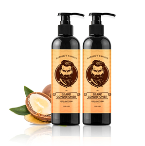 Huile de barbe pour hommes crème à raser adoucissante ensemble de soins de la barbe réparation des pointes fourchues - Product Image 3