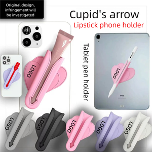 Soporte para Teléfono con Diseño Original, Adhesivo Removible Fuerte, 5 Colores, Ultraligero (30g), Forma de Clip de Lápiz Labial, para Teléfono, Tableta y Escritorio - Product Image 5