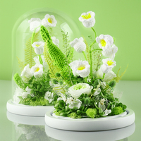 Neue Produktideen 2026 Glaskuppel Konservierte Blume Handgemachtes Romantisches Geburtstagsgeschenk für Mädchen Konservierte Rosen Großhandel