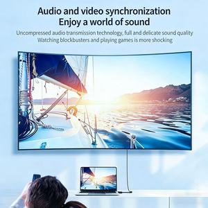 Adaptateur DisplayPort vers <span class=keywords><strong>HDMI</strong></span> portable 4K 60Hz, convertisseur unidirectionnel, câble mâle vers femelle avec connecteur à verrouillage pour ordinateur portable - Product Image 2