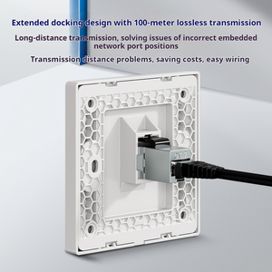 Custom Rj45 Cat6a Network Coupler Adapter Cat6a <strong>Shielded</strong> <strong>Keystone</strong> Jack <strong>Module</strong> Cat6a <strong>Keystone</strong> - Product Image 5