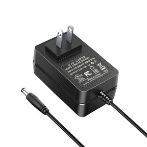 UL CUL CB FCC 12 voltios 2Amp 24W fuente de plástico AC a DC transformador montaje en pared 12 V 2a adaptador de corriente para cámara <span class=keywords><strong>CCTV</strong></span> - Product Image 1