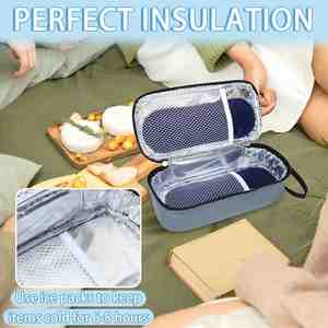 Breastmilk Cooler Bag with Ice Pack Portable Insulated Breast Milk Storage Cooler Bag Small Stylish Breastmilk Storage Bag - Product Image 4