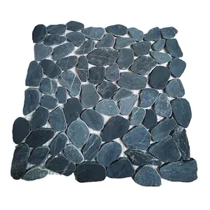 Pebble Marble Mosaic Natural Stone Mosaic Swimming Pool Wall And Floor Mosaic