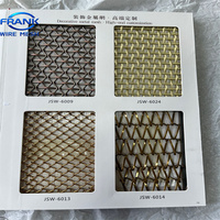 Maille décorative architecturale pour cloison intérieure, maille tissée en acier inoxydable pour écran de bureau