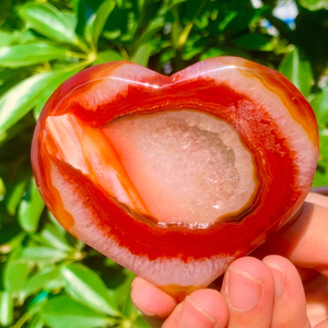 Venta al por Mayor de Piedras Preciosas Naturales Pulimentadas en Forma de Corazón, Tallado de Cristal, Piedra de Ágata Blanca en Forma de Corazón para Regalo - Product Image 4