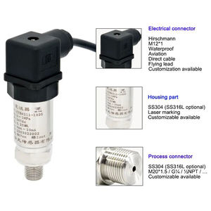 Huatian CYB4211 Çin I2C Endüstriyel Mutlak Sıvı Basınç Transmitteri 4-20mA Piezoresistif IP65/IP68 <1ms Tepki Süresi - Product Image 4