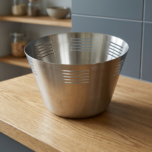 Stainless Steel Storage Basket Bowl Modern Design Kitchen Organization Container Multifunctional Metal <b>Bin</b> for Neatening - Product Image 3