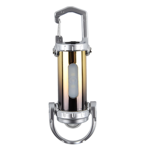Mini <b>LED</b> Camping Lantern Keychain <b>Light</b>, <b>USB</b> Rechargeable Portable Emergency <b>Light</b>, <b>LED</b> Flashlight for Camping Hiking - Product Image 4
