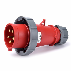 2025 New IP67 Flame-retardant Industrial <strong>Plug</strong> Sockets Custom <strong>Label</strong> 4PIN 16A 32A 380-415V 3P+E ABS+ Copper Parts for Hospital Use - Product Image 6